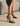 Ruth Heeled Sandals - Chocolate Brown Hi-Shine Leather
