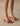 Saskia Heeled Mules - Red Suede