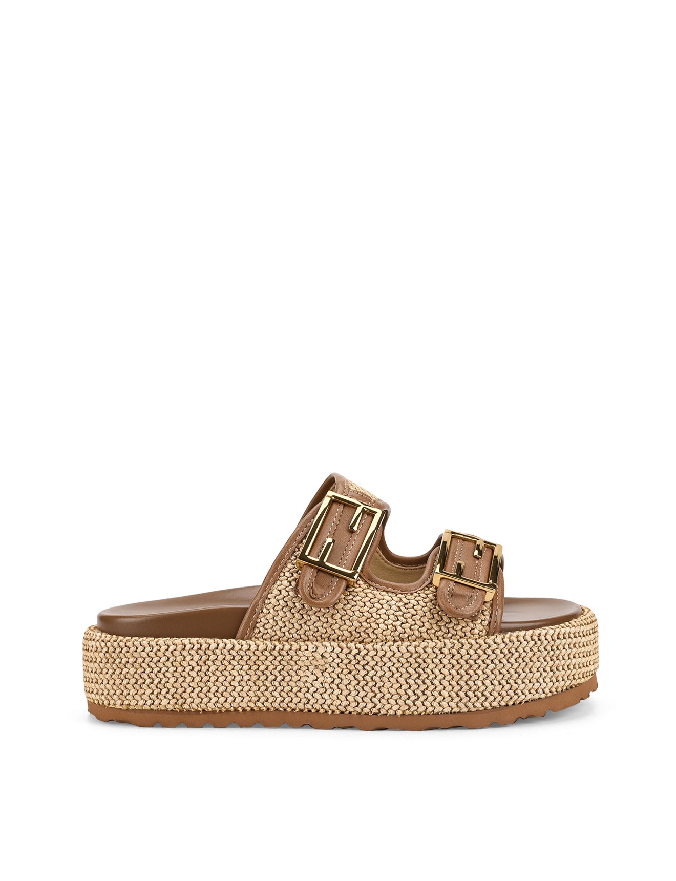 Weave Platform Aphrodite Woven Flatforms - Natural Weave/Tan – Siren Shoes