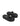 Apollonia Flatform Sandals - Black Weave/Black Leather