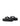 Apple Flatform Sandals - Black Weave/Black Leather
