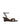 Aubrey Strappy Wedges - Chocolate Brown Leather