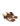 Aurelia Thong Wedges - Chocolate Brown Suede
