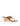 Aurelia Thong Wedges - Natural Raffia & Toffee Brown Suede