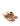Aurelia Thong Wedges - Natural Raffia & Toffee Brown Suede