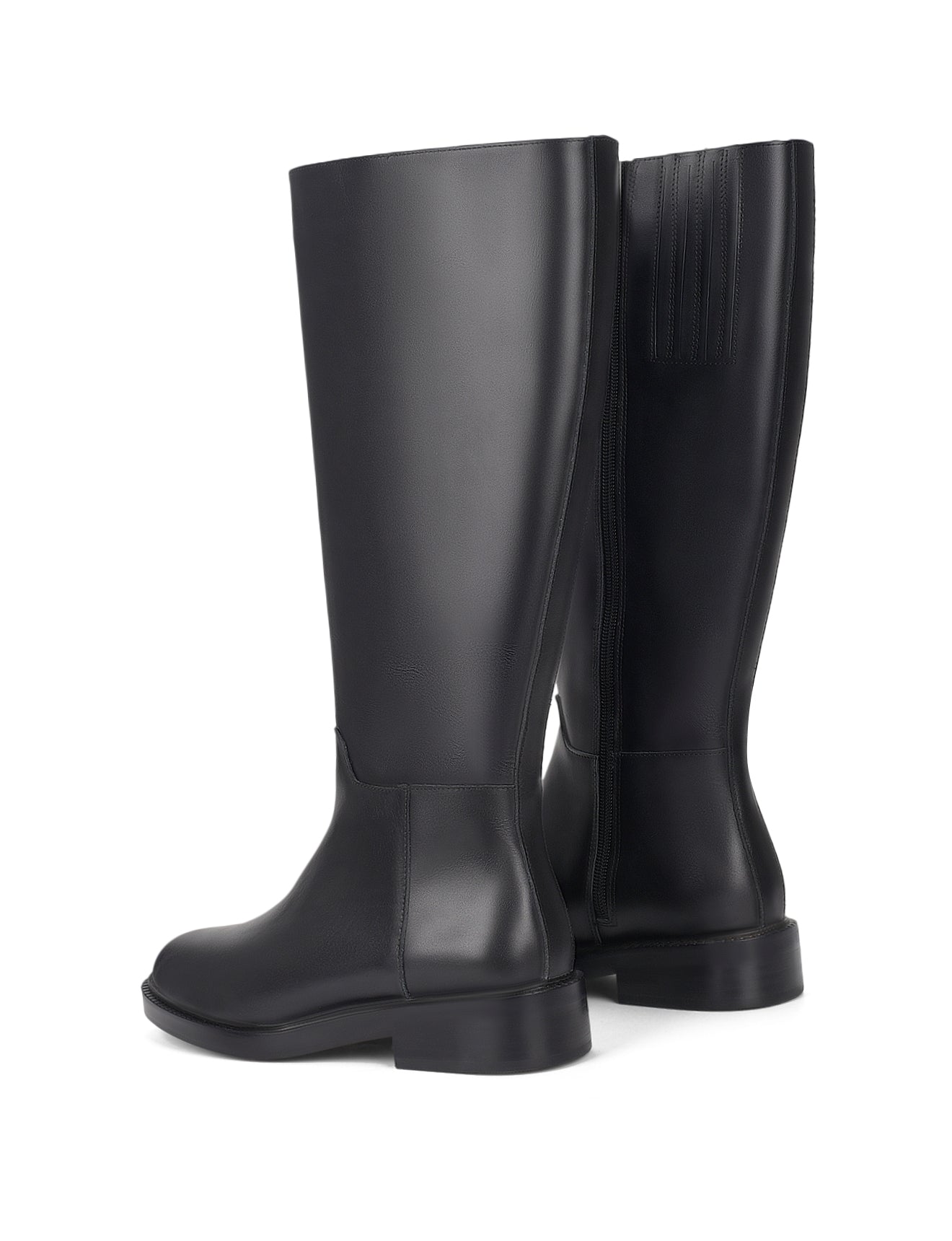 Cavalry Riding Boots - Black Leather