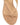 Women's wedge heeled thong in camel tan suede leather