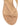 Women's wedge heeled thong in camel tan suede leather