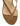Women's wedge heeled thong in tobacco brown suede