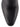 Womens Black leather ankle boot with inner zipper closure and subtle square toe shape