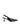 Dallas Slingback Heels - Black Hi-Shine Leather