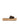 Women's chocolate brown suede and cork platform slides