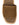 Women's tobacco brown suede and cork platform slides
