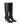 Divine Knee High Stretch Boots - Black Stretch