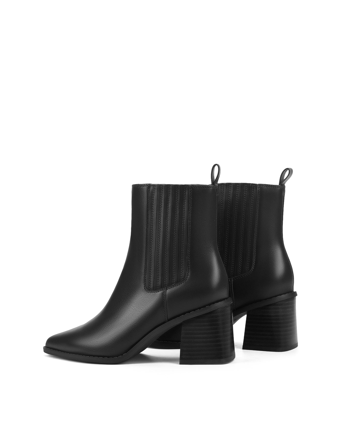 Dorothy Ankle Boots - Black Leather – Siren Shoes