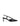 Women's black patent leather kitten heel pointed toe slingback with asymmetric strap detail