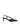 Women's black patent leather kitten heel pointed toe slingback with asymmetric strap detail