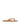 Women's tan leather flat thongs with gold embellishment 