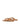 Women's tan leather flat thongs with gold embellishment 