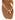 Women's tan leather flat thongs with gold embellishment 