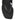 Women's black leather flat thongs 