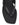 Women's black leather flat thongs 