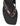 Women's black and snake leather flat thongs 