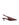 Women's red wine leather point toe slingback pumps 
