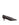 Chocolate brown smooth leather closed pointed heel