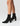 Hope Ankle Boots - Black Stretch Suede