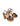 Brown platform sandals with cork sole on a white background