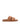 Women's brown tan leather footbed slide with puffy vamp upper