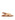 Women's tan leather and natural raffia footbed sandal