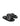 Lake Footbed Slides - Black Leather