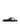 Women's chocolate brown leather footbed slide thongs with flat sole and gold embellishment
