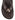 Women's chocolate brown leather footbed slide thongs with flat sole and gold embellishment