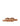 Women's tan leather leather footbed slide thongs with flat sole and gold embellishment