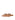 Women's tan leather leather footbed slide thongs with flat sole and gold embellishment