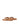 Women's tan leather leather footbed slide thongs with flat sole and gold embellishment