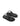 Latvia Flatform Sandals - Black Leather