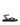 Women's strappy footbed sandal in black leather