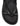 Women's strappy footbed sandal in black leather