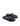 Layla Footbed Thongs - Black Leather