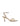 Madison Point Toe Strappy Heel - Bronze Metallic Leather
