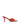 Margot Point Toe Mules - Red Leather