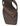 Women's chocolate brown suede thong wedges with square toe