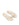 Women's flat strappy sandal with gold metallic toe ring in bone leather