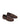Women's chocolate brown suede flat loafer