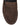 Women's chocolate brown suede flat loafer
