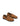 Women's tobacco brown suede leather loaders 
